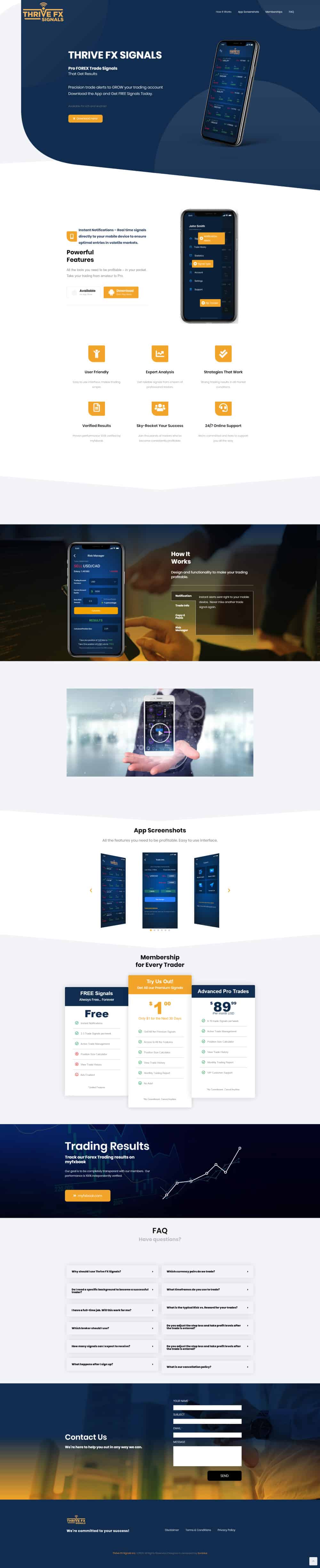 thrivefxsignals frontpage