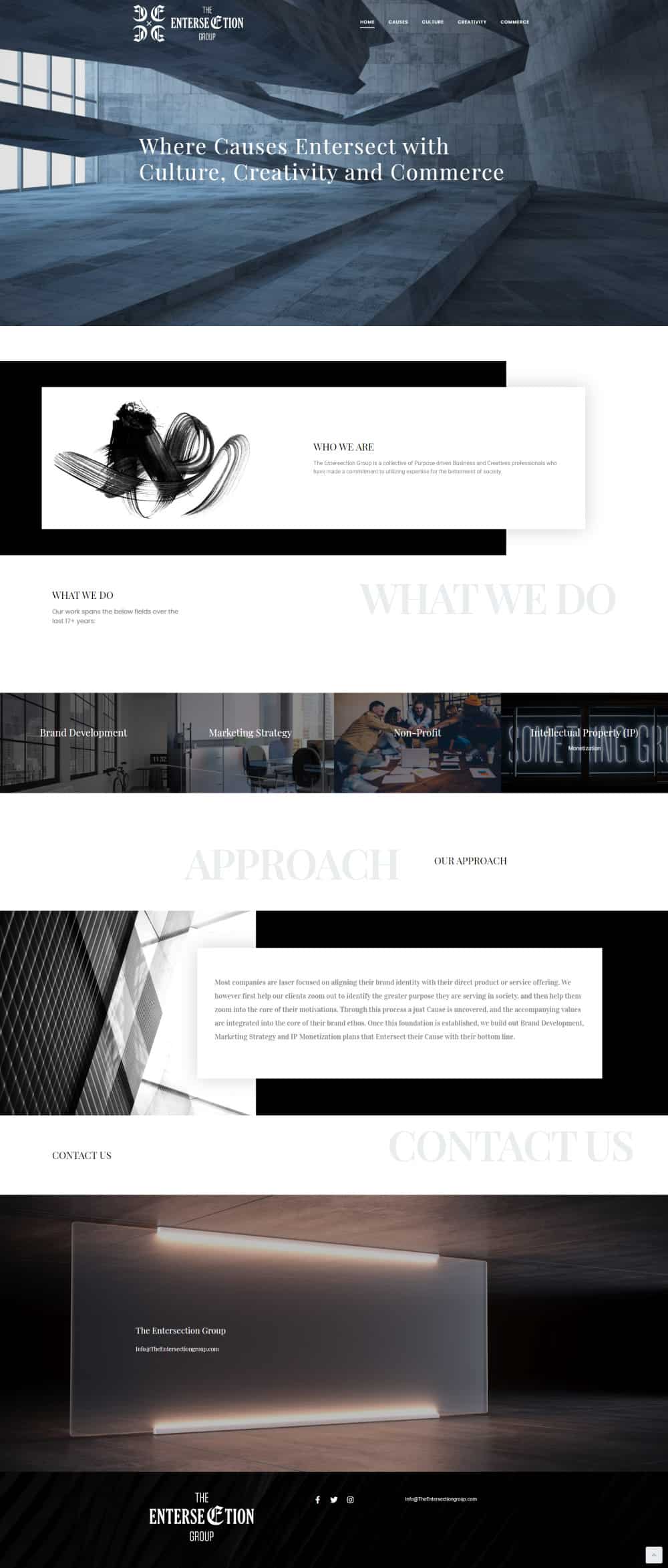 theentersectiongroup frontpage