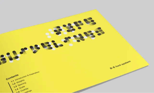 Portfolio Website font guidelines