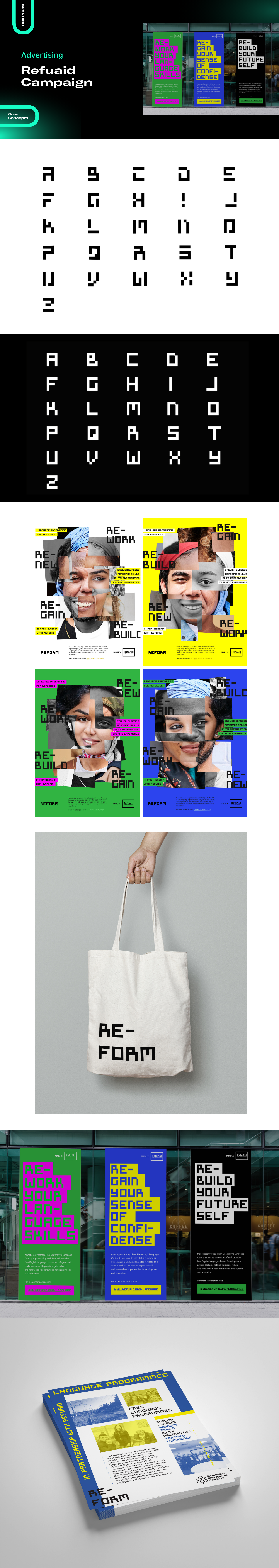 Portfolio Website refuaid campaign scroll